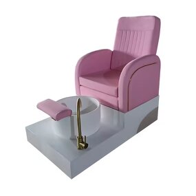 Pedicure Chair Manufacturer - New Design Pink with Discharge Pump