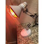 Red Light Therapy Lamp Manufacturer - Black Portable 150W Near Infrared