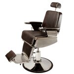 Barber Chair Manufacturer - Modern Leather Black Portable Metal