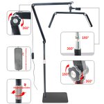 Salon Lamp Manufacturer - 26 Inch Half Moon LED 360 Degree Rotating