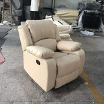 Manicure Sofa Set Manufacturer - Gray Single with Stool & Foot Bath