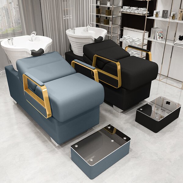 Salon Backwash Unit Manufacturer - with Shampoo Bowl & Massage Tables