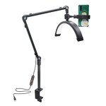 Salon Lamp Manufacturer - 12 Inch Half Moon 360 Degree Rotation