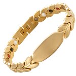 4-in-1 Magnetic Bracelet - Fashion Wheat Ear Titanium Steel for Arm Wear