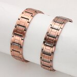 Magnetic Therapy Bracelet - Vintage 15mm Red Copper Anti-Static Watch Buckle