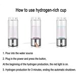 Hydrogen Water Bottle - SPE PEM Technology Rich Water Ionizer Generator Cup