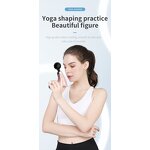 Mini Massage Gun - 8 Roll Head Body Fascia Gun Yoga Deep Muscle Relax Tool