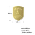 Anti Radiation Sticker - 24K Gold Negative Ion EMF Protection for Mobile Phones