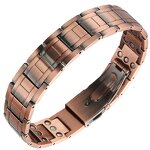 Magnetic Therapy Bracelet - Vintage 15mm Red Copper Anti-Static Watch Buckle