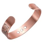 Tree of Life Bracelet - Retro Red Copper Snake Magnetic Therapy Jewelry