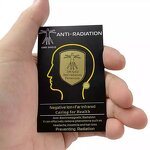 Anti Radiation Sticker - 24K Gold Negative Ion EMF Protection for Mobile Phones