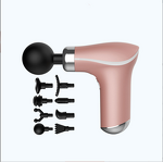 Mini Massage Gun - 8 Roll Head Body Fascia Gun Yoga Deep Muscle Relax Tool