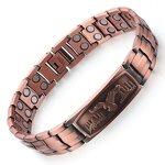 Copper Eagle Bracelet - 99.9% Pure Ultra-Strength Magnetic Therapy Hand Chain