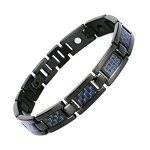 Carbon Fiber Bracelet - Fashion Business Titanium Steel Negative Ion Magnet