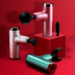 SK-328 Fascia Gun - Pocket 2000Mah 4 Head Portable Fitness Relax Massager