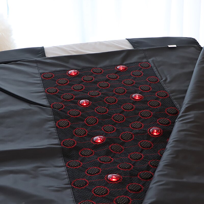 Far Infrared Sauna Blanket - Remote Control Photon Energy Stone Detox Pad