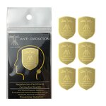 Anti Radiation Sticker - 24K Gold Negative Ion EMF Protection for Mobile Phones