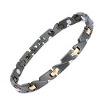 Titanium Steel Bracelet - Creative Light Luxury Negative Ion Health Massage