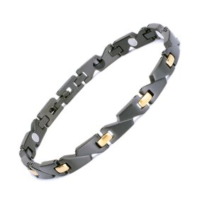 Titanium Steel Bracelet - Creative Light Luxury Negative Ion Health Massage
