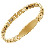 4-in-1 Magnetic Bracelet - Fashion Wheat Ear Titanium Steel for Arm Wear