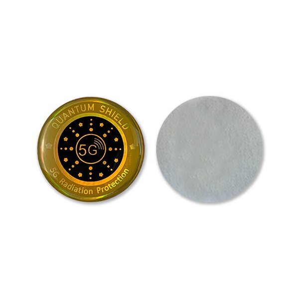 Quantum Radiation Shield - Circular Harmonising EME Sticker for Cell Phones