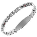 4-in-1 Magnetic Bracelet - Fashion Wheat Ear Titanium Steel for Arm Wear