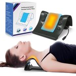 Heated Neck Stretcher - Instant Pain Relief Cervical Spine Pillow Neck Hump