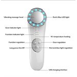 7-in-1 Facial Massager - LED Red Blue Light Deep Cleaning Lifting Skin Care