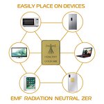 Anti Radiation Sticker - 24K Square Double Mobile Phone Radiation Elimination