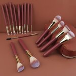 Makeup Brush Set Manufacturer - Premium Burgundy Personalized