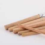 Artist Brushes Set Manufacturer - Long Wooden Natural Hair Fan for Acrylic Watercolor