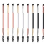 Eyebrow Brush Manufacturer - 2 in 1 Dual-Ended Mascara & Angled Brow