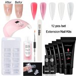 UV Gel Extension Nail Kit Manufacturer - 12-Piece Poly Acrylic OEM