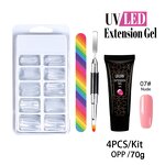 Poly Gel Set Manufacturer - Acrylic Extension Solid Builder UV Gel 15ml