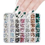 Nail Art Decoration Manufacturer - DIY Gems Metallic Pearl Starburst 10 Boxes