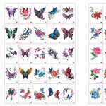 Tattoo Sticker Manufacturer - 2024 Latest 3D Butterfly Henna Flower