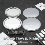 Cosmetic Mirror Manufacturer - New Portable Travel PU Leather with Lighted