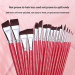 Brushes Set Manufacturer - 17-Piece Embossed for Children's DIY Body Painting