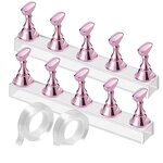 Nail Art Practice Stand Manufacturer - Japanese Style Checkerboard Acrylic Base