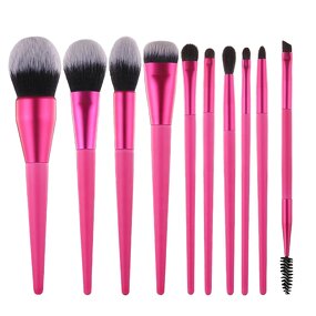 Nail Brush Manufacturer - Luxury Metal Handle Oval Nylon Double-end Poly Gel