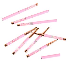 Acrylic Nail Brush Manufacturer - Pink 3D Kolinsky Germany Professional