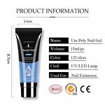 Poly Nail Gel Kit Manufacturer - Wholesale Acrylic Professional 15 ml with UV Lamp