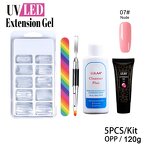 Poly Gel Set Manufacturer - Acrylic Extension Solid Builder UV Gel 15ml