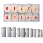 False Nails Tips Manufacturer - Clear Full Cover ABS LONG French