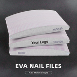 Nail Buffer Manufacturer - Professional Custom EVA Half Moon Grey Zebra