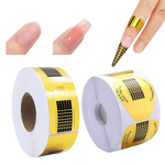 Nail Form Manufacturer - 100/500 Pieces Aluminium Extension Custom Logo