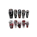 Press on Nail Manufacturer - Pure Handmade Unique 3D Dark Red