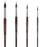 Makeup Brush Set Manufacturer - 5PCS High-end Walnut Wood Nylon Setting Customizable