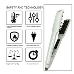 Hair Straightener Curling Iron - LCD Ceramic Plate Temperature Control for Home RV