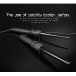 Salon Hair Curler - Rotating LCD Ceramic Ionic PTC Heater Waver Household